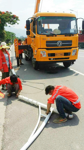 廈門(mén)公路部門(mén)變廢為寶 舊燈桿改造單項(xiàng)年省100多萬(wàn)元